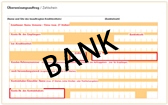 Wir akzeptieren Zahlungen via Banküberweisung